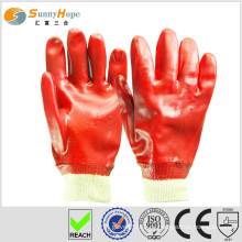 Sunnyhope Knit Handgelenk pvc beschichtete Handschuhe